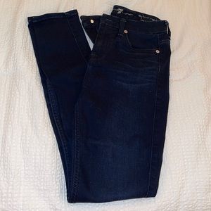 7 for all man kind high waist skinny jeans